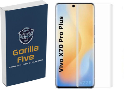 KadWaniya Edge To Edge Tempered Glass for Vivo X70 Pro Plus.(Pack of 2)
