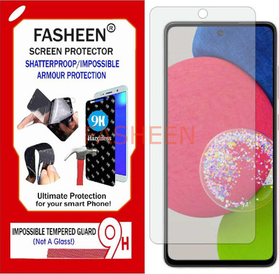 Fasheen Tempered Glass Guard for SAMSUNG A52 4G (Flexible Shatterproof)(Pack of 1)