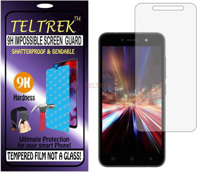 TELTREK Tempered Glass Guard for ITEL A22 PRO (Flexible Shatterproof)(Pack of 1)