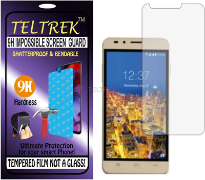 TELTREK Tempered Glass Guard for INTEX JEWEL 2 (Flexible Shatterproof)(Pack of 1)