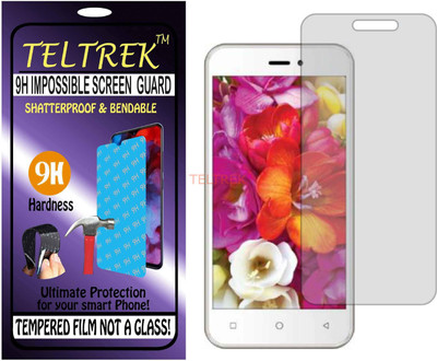 TELTREK Tempered Glass Guard for KARBONN TITANIUM VISTA 4G (Flexible Shatterproof)(Pack of 1)
