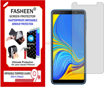Fasheen Tempered Glass Guard for SAMSUNG A750F GALAXY A7 (2018) (Flexible Shatterproof)(Pack of 1)