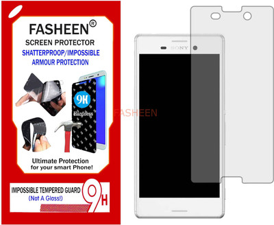 Fasheen Tempered Glass Guard for SONY XPERIA M4 AQUA (Flexible Shatterproof)(Pack of 1)