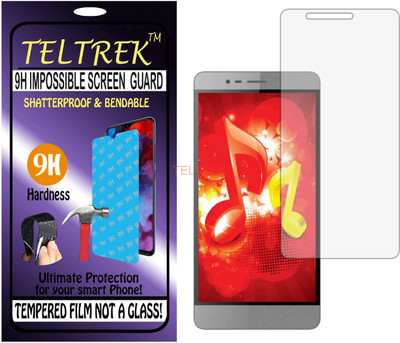 TELTREK Tempered Glass Guard for INTEX MUSIC (Flexible Shatterproof)(Pack of 1)
