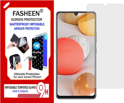 Fasheen Tempered Glass Guard for SAMSUNG A42 5G (Flexible Shatterproof)(Pack of 1)
