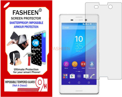 Fasheen Tempered Glass Guard for SONY XPERIA M4 AQUA DUAL (Flexible Shatterproof)(Pack of 1)