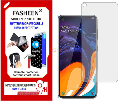 Fasheen Tempered Glass Guard for SAMSUNG A60 (Flexible Shatterproof)(Pack of 1)