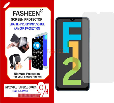 Fasheen Tempered Glass Guard for SAMSUNG GALAXY F12 (Flexible Shatterproof)(Pack of 1)