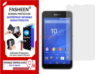 Fasheen Tempered Glass Guard for SONY XPERIA E4G E2003 (Flexible Shatterproof)(Pack of 1)