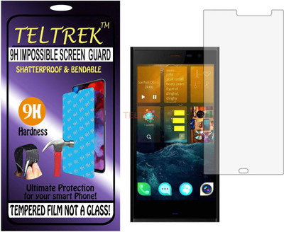 TELTREK Tempered Glass Guard for INTEX FISH (Flexible Shatterproof)(Pack of 1)