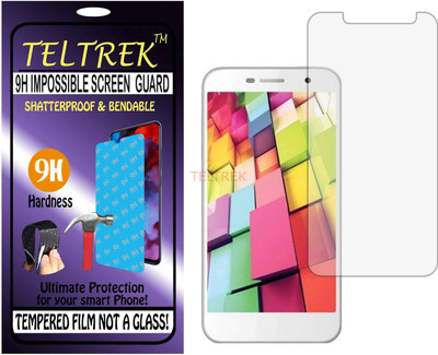 TELTREK Tempered Glass Guard for INTEX AQUA 4G PLUS (Flexible Shatterproof)(Pack of 1)