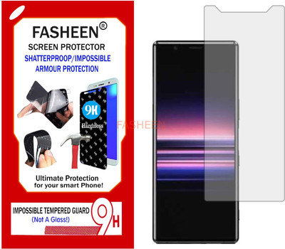 Fasheen Tempered Glass Guard for SONY XPERIA 5 (Flexible Shatterproof)(Pack of 1)