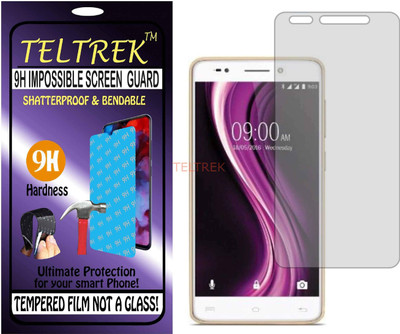 TELTREK Tempered Glass Guard for LAVA X81 (Flexible Shatterproof)(Pack of 1)