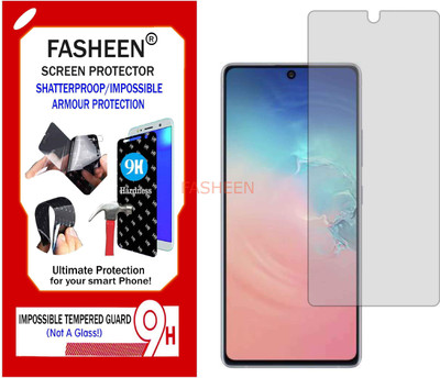 Fasheen Tempered Glass Guard for SAMSUNG S10 LITE (Flexible Shatterproof)(Pack of 1)