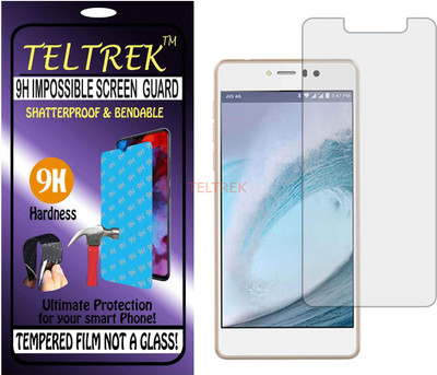 TELTREK Tempered Glass Guard for RELIANCE JIO LYF WATER 1 (Flexible Shatterproof)(Pack of 1)