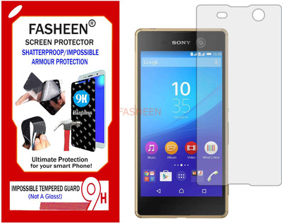 Fasheen Tempered Glass Guard for SONY XPERIA M5 DUAL (Flexible Shatterproof)(Pack of 1)