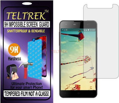 TELTREK Tempered Glass Guard for JIO LYF WIND 1 (Flexible Shatterproof)(Pack of 1)