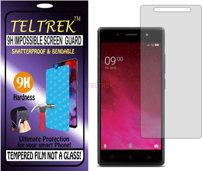TELTREK Tempered Glass Guard for LAVA Z80 (Flexible Shatterproof)(Pack of 1)