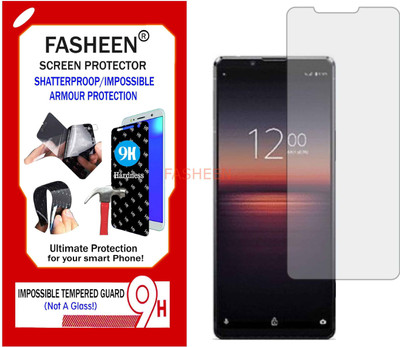 Fasheen Tempered Glass Guard for SONY XPERIA 1 II (Flexible Shatterproof)(Pack of 1)