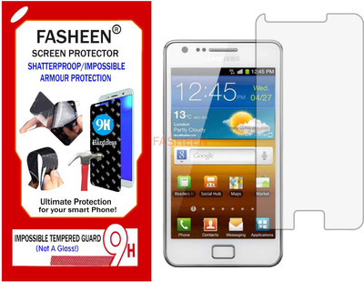 Fasheen Tempered Glass Guard for I9100 (SAMSUNG GALAXY S 2) (Flexible Shatterproof)(Pack of 1)