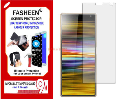 Fasheen Tempered Glass Guard for SONY 10 PLUS (Flexible Shatterproof)(Pack of 1)