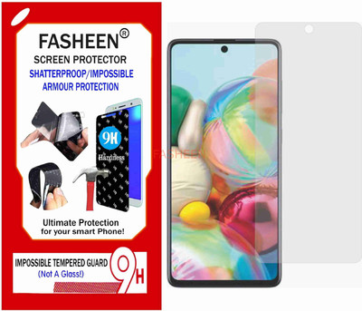 Fasheen Tempered Glass Guard for SAMSUNG A71 5G UW (Flexible Shatterproof)(Pack of 1)