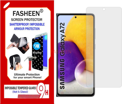 Fasheen Tempered Glass Guard for SAMSUNG A72 (SM A725F) (Flexible Shatterproof)(Pack of 1)