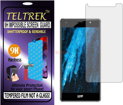 TELTREK Tempered Glass Guard for LYF WATER F1S(Pack of 1)
