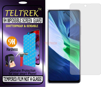 TELTREK Tempered Glass Guard for INFINIX NOTE 10 PRO (Flexible Shatterproof)(Pack of 1)