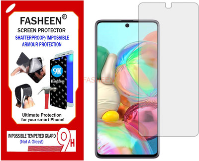 Fasheen Tempered Glass Guard for SAMSUNG GALAXY A72 (Flexible Shatterproof)(Pack of 1)