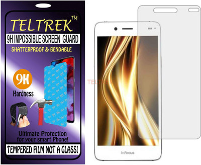 TELTREK Tempered Glass Guard for INFOCUS BINGO 50 PLUS (Flexible Shatterproof)(Pack of 1)