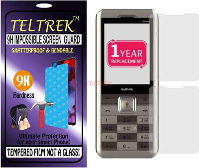 TELTREK Tempered Glass Guard for LAVA 34 SUPER (Flexible Shatterproof)(Pack of 1)