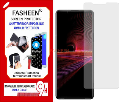 Fasheen Tempered Glass Guard for SONY XPERIA 1 III 5G (Flexible Shatterproof)(Pack of 1)