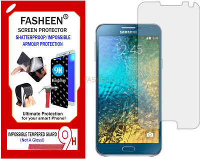 Fasheen Tempered Glass Guard for SAMSUNG E700H (GALAXY E7) (Flexible Shatterproof)(Pack of 1)