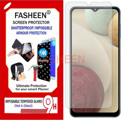 Fasheen Tempered Glass Guard for SAMSUNG GALAXY A12 INDIA(Pack of 1)