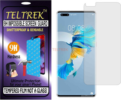 TELTREK Tempered Glass Guard for HUAWEI MATE 40 PRO PLUS (Flexible Shatterproof)(Pack of 1)