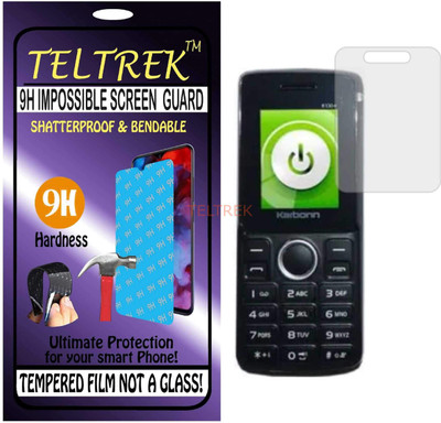 TELTREK Tempered Glass Guard for KARBONN K130 PLUS (Flexible Shatterproof)(Pack of 1)
