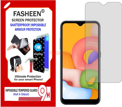 Fasheen Tempered Glass Guard for SAMSUNG SM-A015F (GALAXY A01) (Flexible Shatterproof)(Pack of 1)