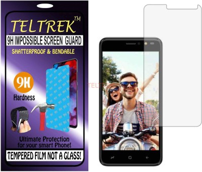 TELTREK Tempered Glass Guard for INTEX AQUA LIONS X1 PLUS (Flexible Shatterproof)(Pack of 1)