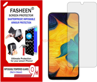 Fasheen Tempered Glass Guard for SAMSUNG A30 (Flexible Shatterproof)(Pack of 1)