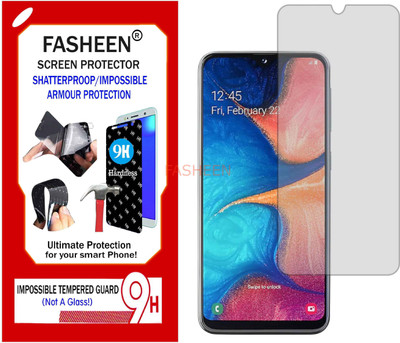 Fasheen Tempered Glass Guard for SAMSUNG GALAXY A20E (Flexible Shatterproof)(Pack of 1)