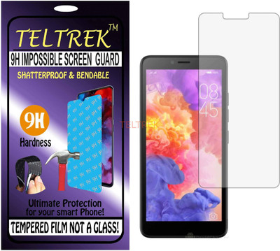TELTREK Tempered Glass Guard for ITEL A52 LITE (Flexible Shatterproof)(Pack of 1)