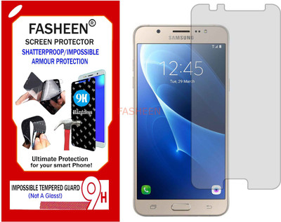 Fasheen Tempered Glass Guard for SAMSUNG GALAXY ON 8 2016 (Flexible Shatterproof)(Pack of 1)
