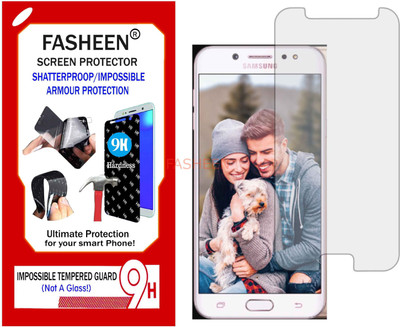 Fasheen Tempered Glass Guard for SAMSUNG GALAXY J7 PLUS (Flexible Shatterproof)(Pack of 1)