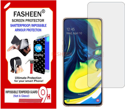Fasheen Tempered Glass Guard for SAMSUNG A805F (GALAXY A80) (Flexible Shatterproof)(Pack of 1)