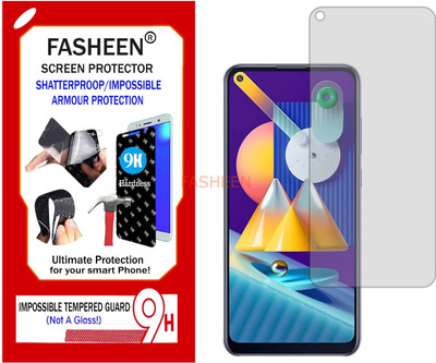 Fasheen Tempered Glass Guard for SAMSUNG GALAXY M11 (Flexible Shatterproof)(Pack of 1)