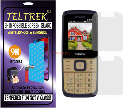 TELTREK Tempered Glass Guard for LAVA HERO 600+ (Flexible Shatterproof)(Pack of 1)