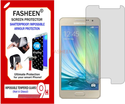 Fasheen Tempered Glass Guard for SAMSUNG A300F (GALAXY A3) (Flexible Shatterproof)(Pack of 1)