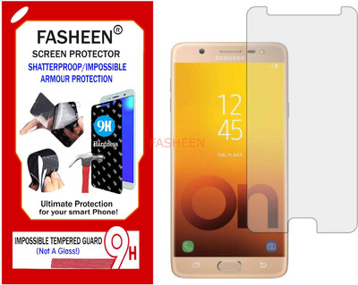 Fasheen Tempered Glass Guard for SAMSUNG J7 MAX (Flexible Shatterproof)(Pack of 1)