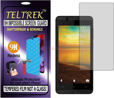 TELTREK Tempered Glass Guard for LAVA A51 (Flexible Shatterproof)(Pack of 1)